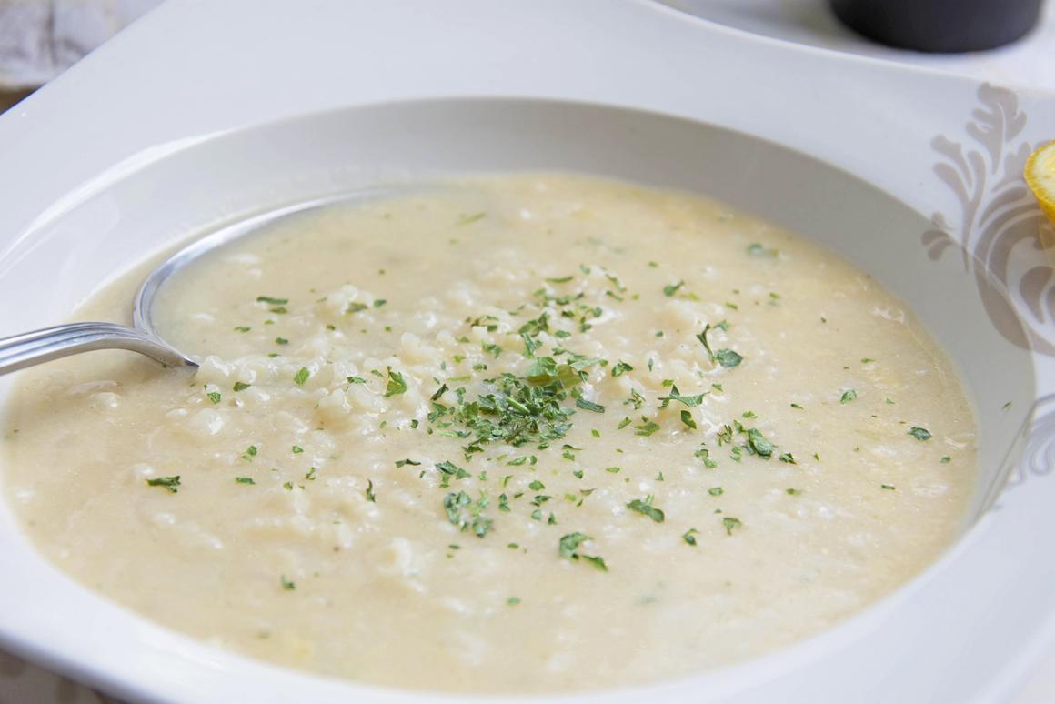 Zitronen-Reis-Suppe
