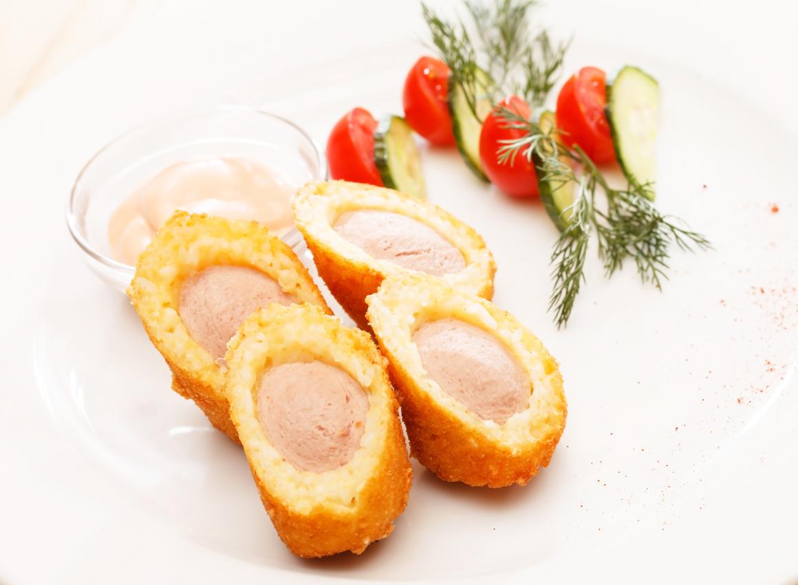 Saucisson en croûte