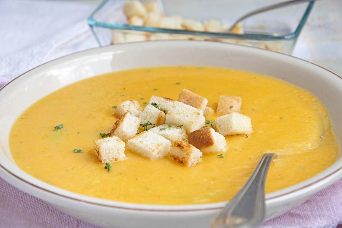 Vegane Kürbissuppe