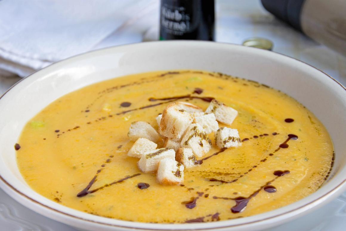 Kürbissuppe mit Curry