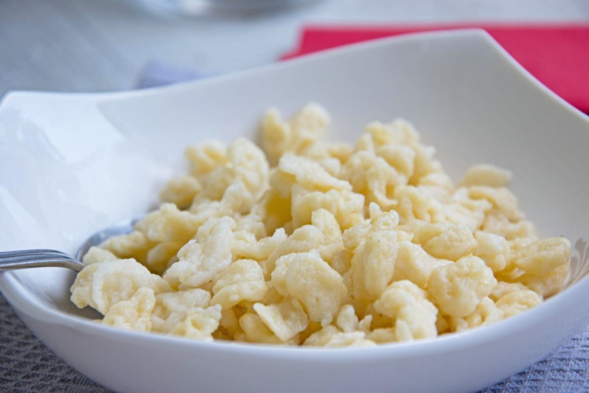 Spätzleteig mit Quark