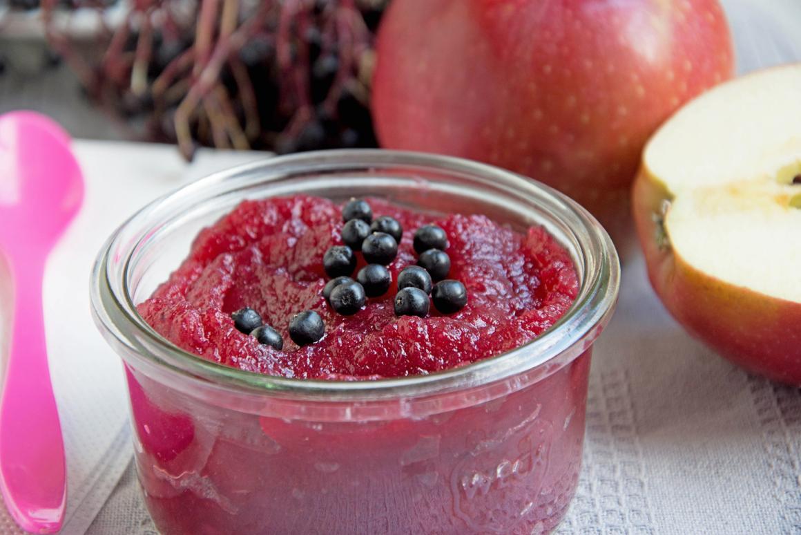 Apfel-Holunder-Mus