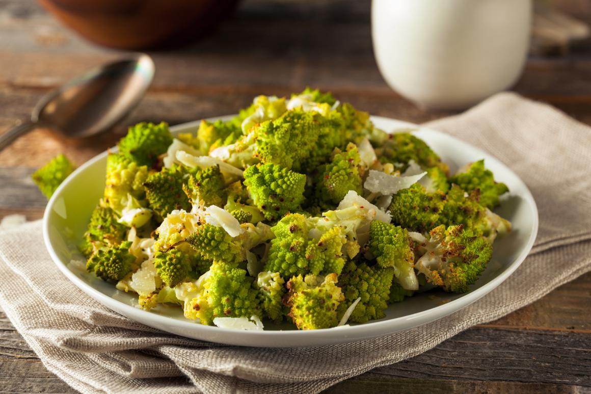 Romanesco, gebraten