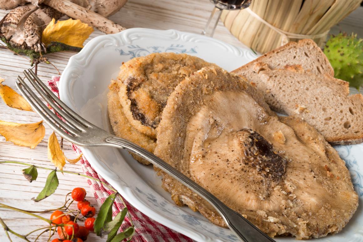 Gebratener Riesenschirmling