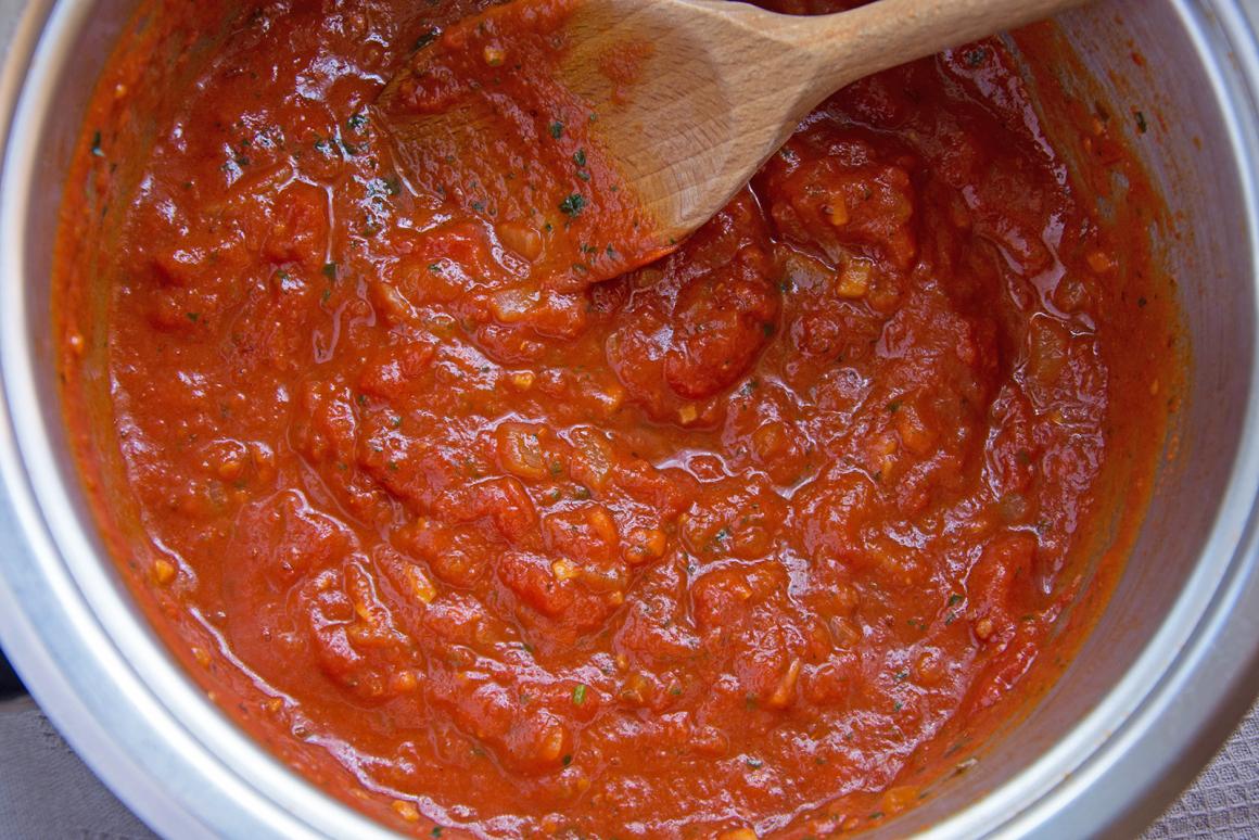Tomatensauce für Pizza