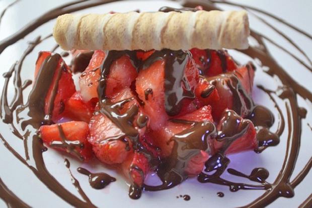 Erdbeeren mit Schokolade