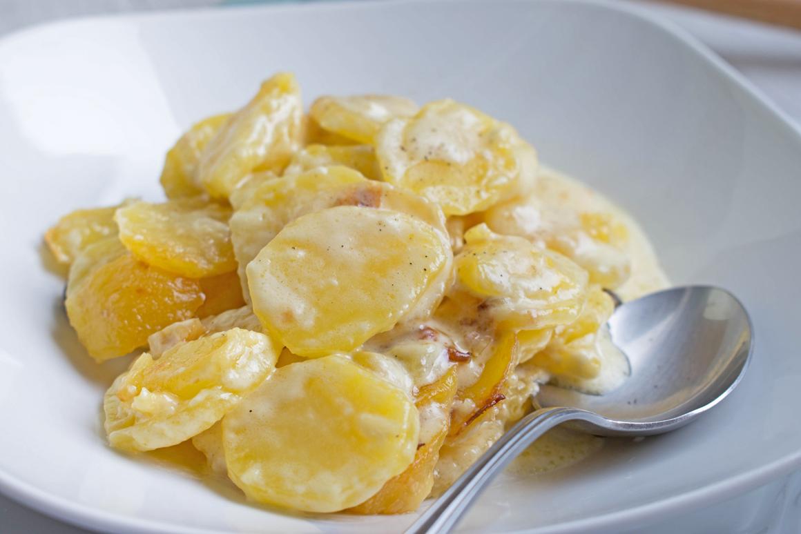 Kartoffelgratin ohne Käse
