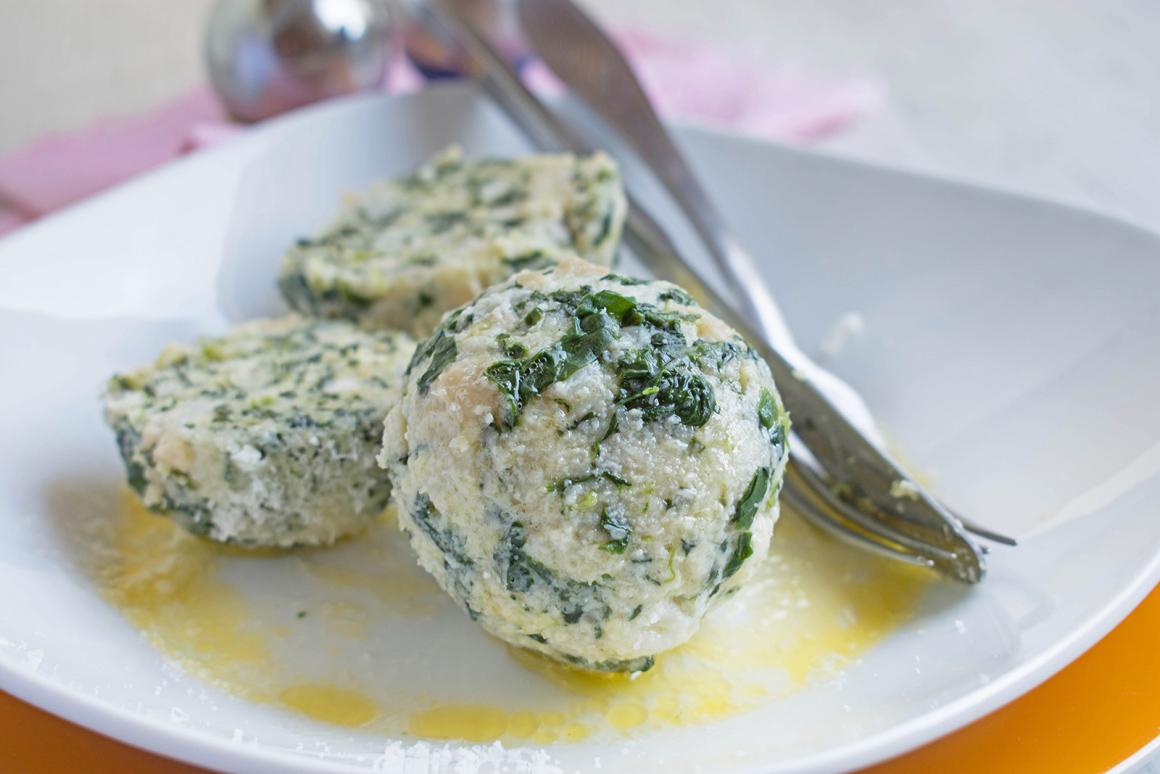 Spinatknödel ohne Ei