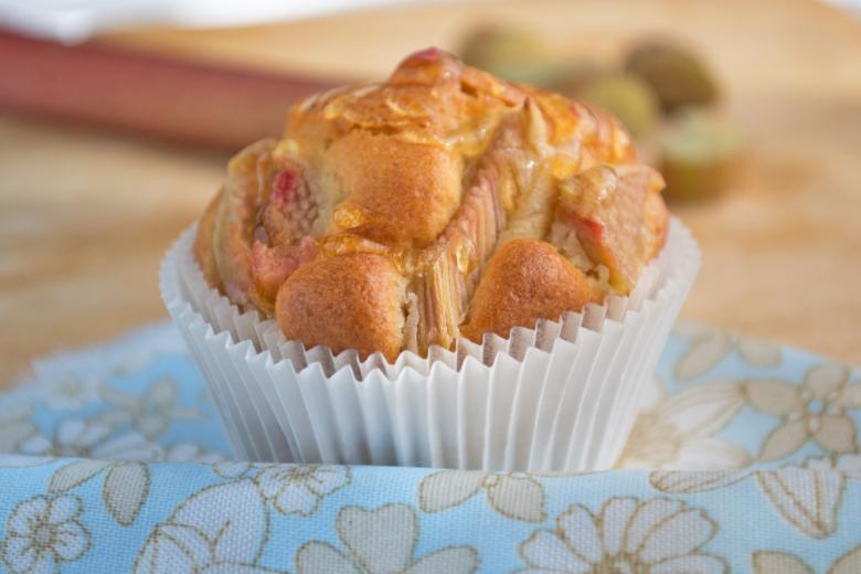 Rhabarbermuffins