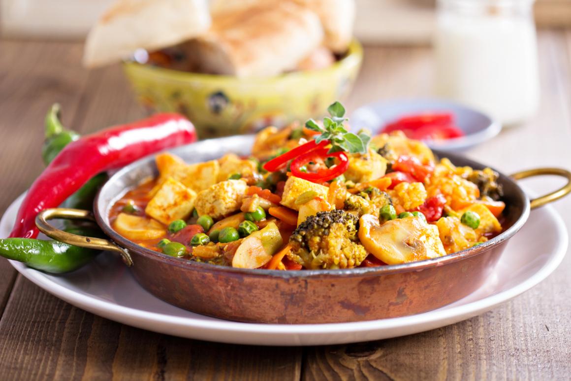 Tofu mit Curry