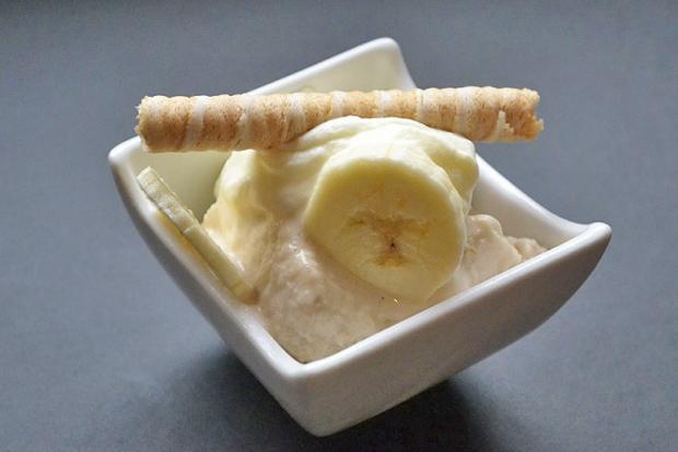 Cremiges Bananenglace