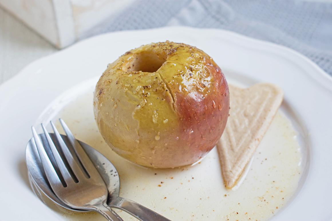 Bratapfel mit Honig - Rezept