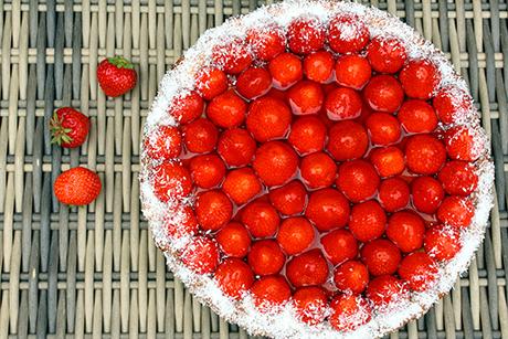 Erdbeerkuchen