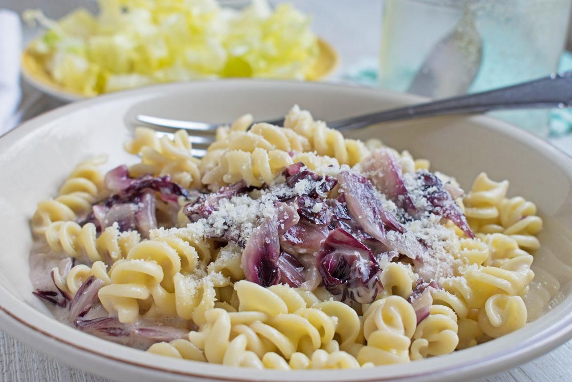 Gorgonzola-Radicchio-Pasta