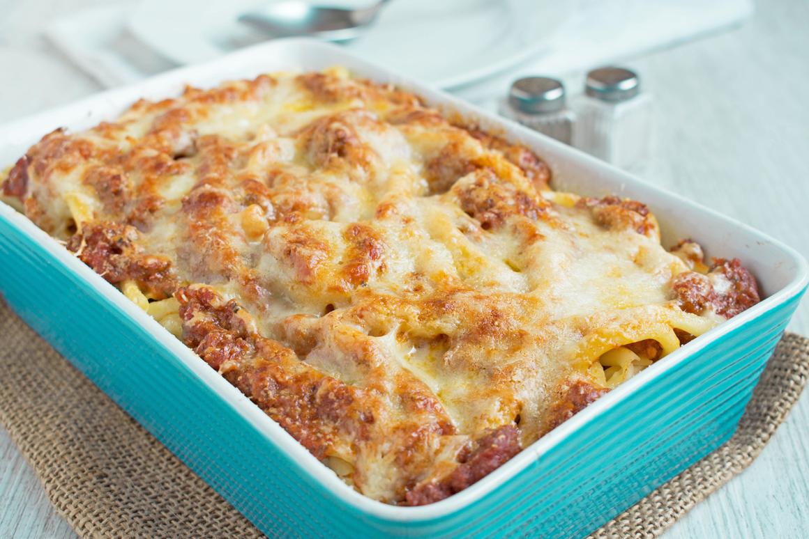 Makkaroni Auflauf mit Hackfleisch