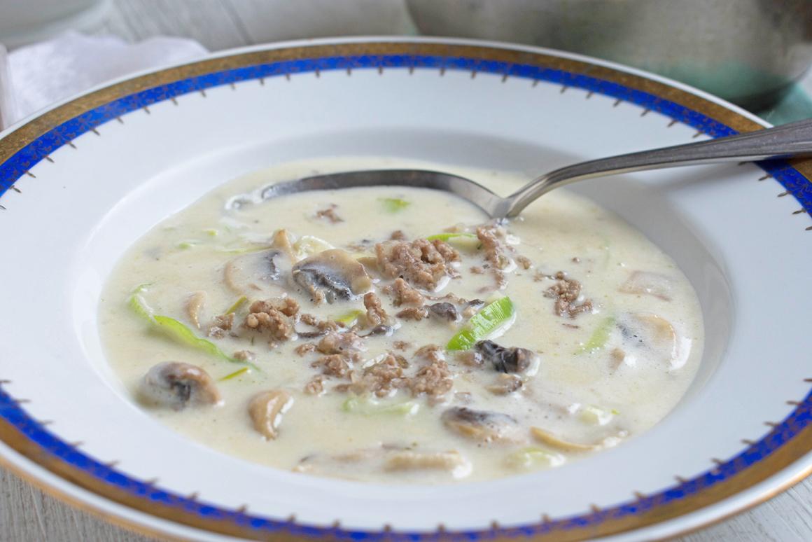 Französische Käsesuppe