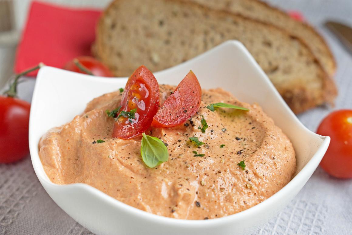 Scharfer Tofu-Aufstrich