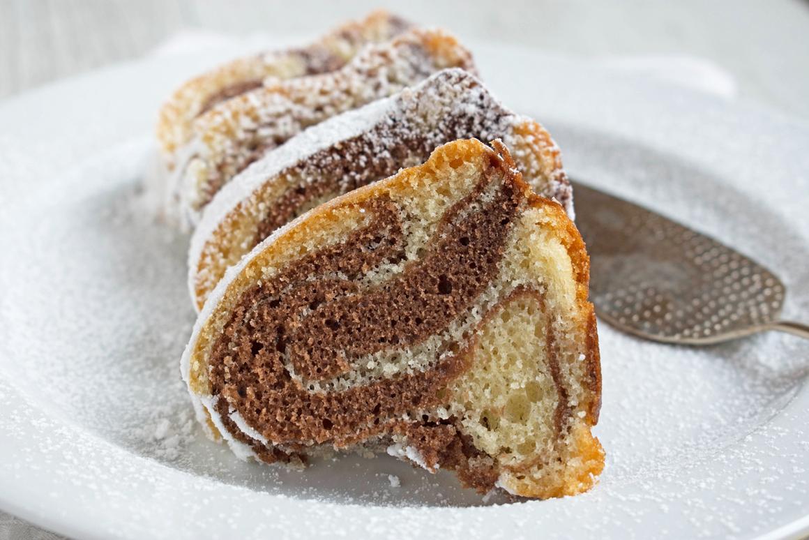 Marmorkuchen mit Quark