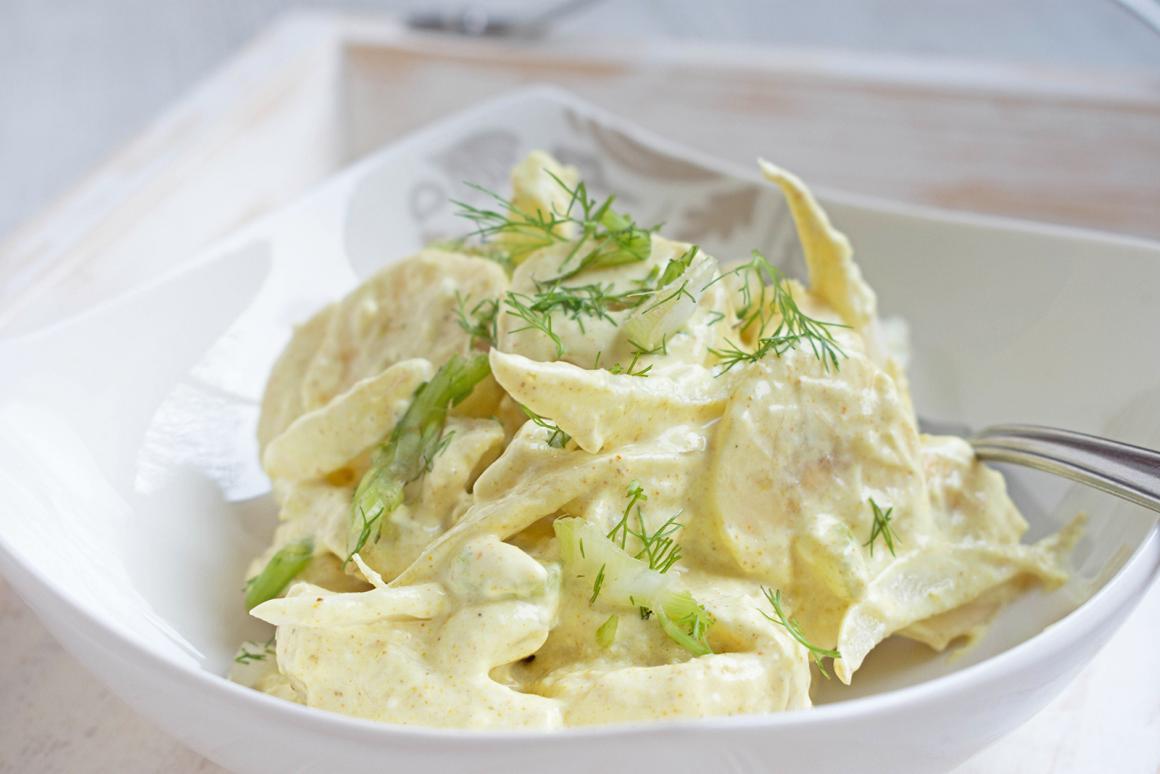 Fenchelsalat mit Curry