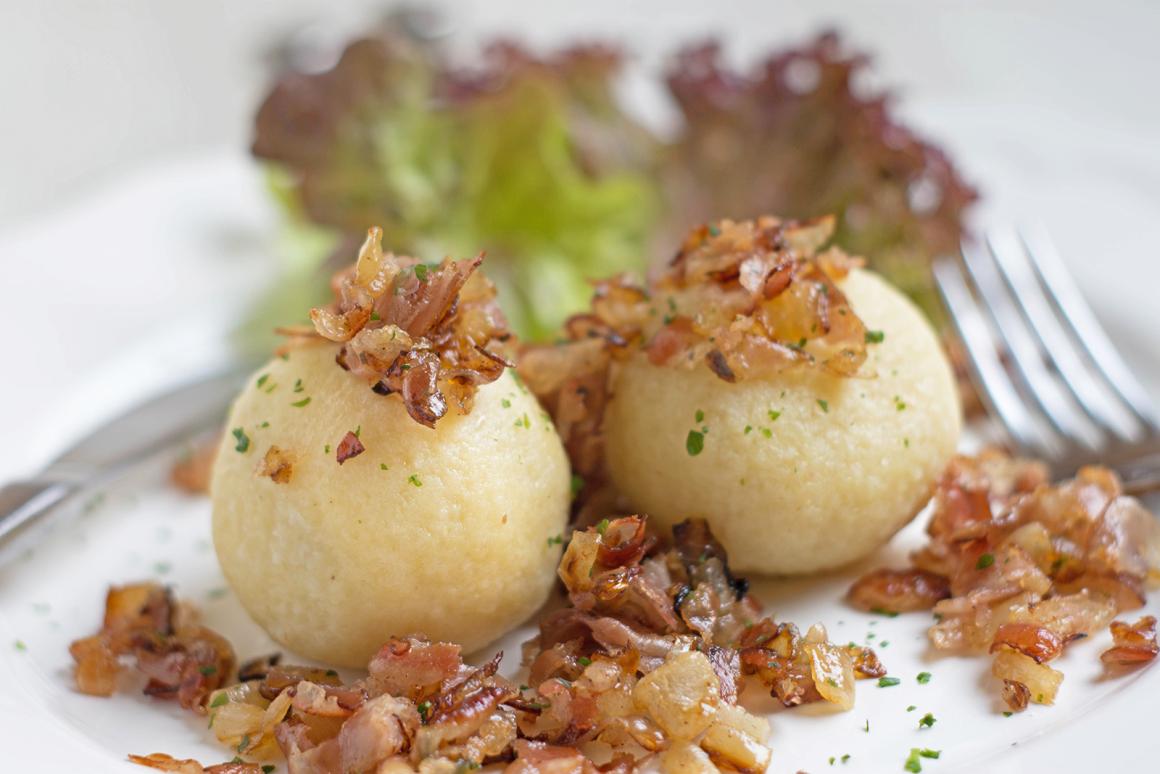 Knödel mit Speck