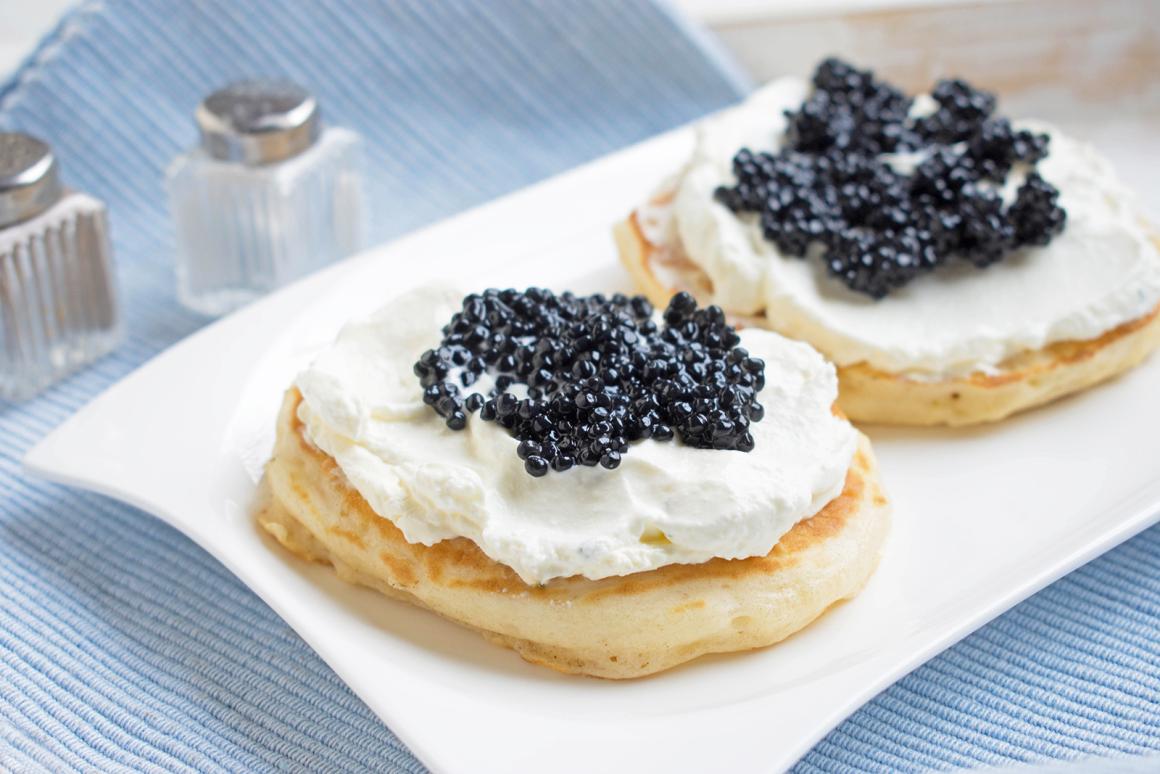 Blinis mit Kaviar