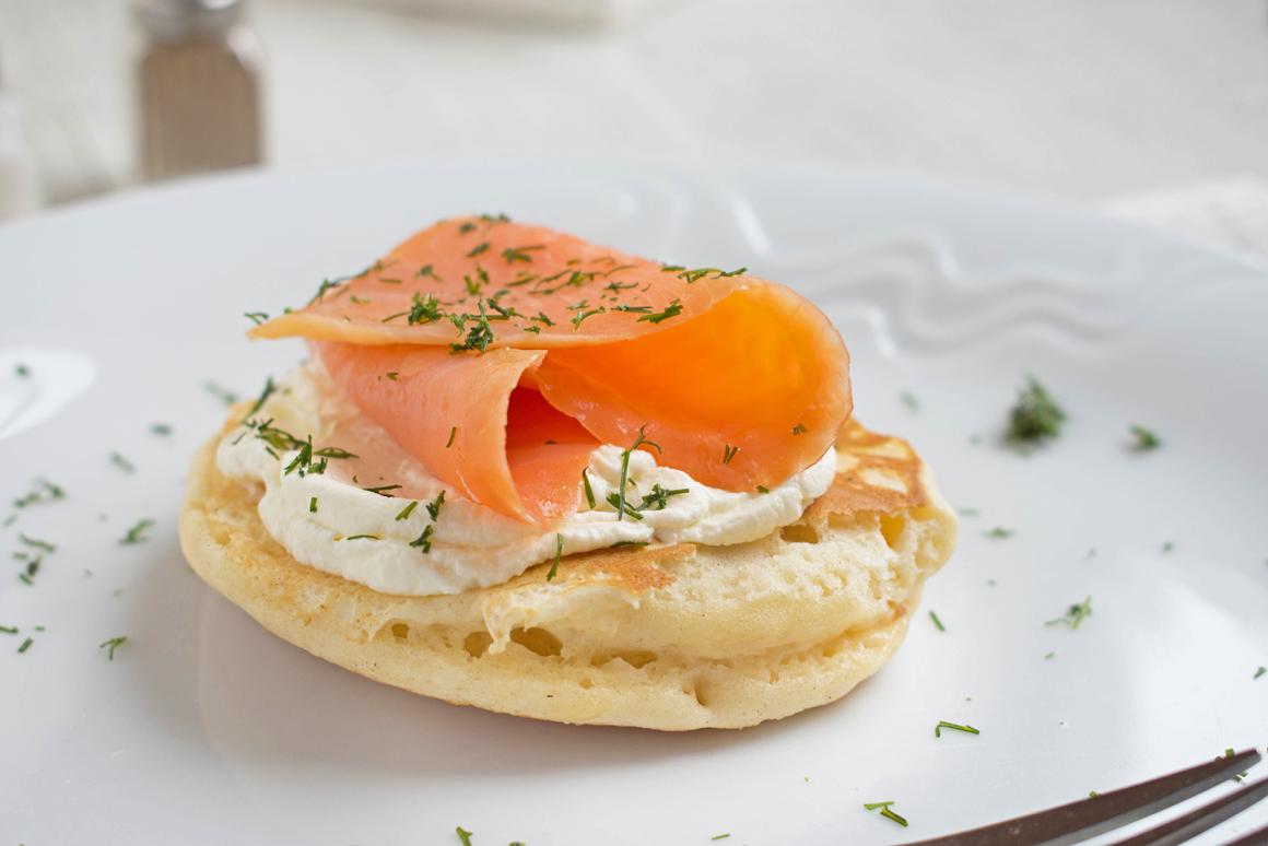 Blinis mit Lachs