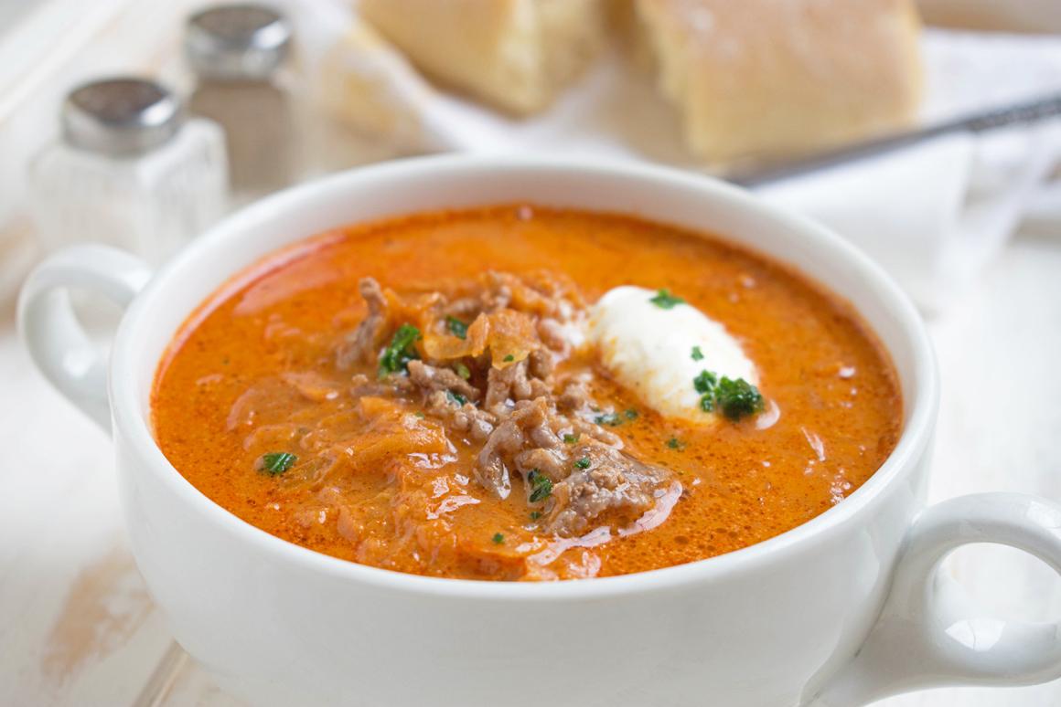 Russische Sauerkrautsuppe