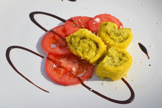 Pesto Polentarollen