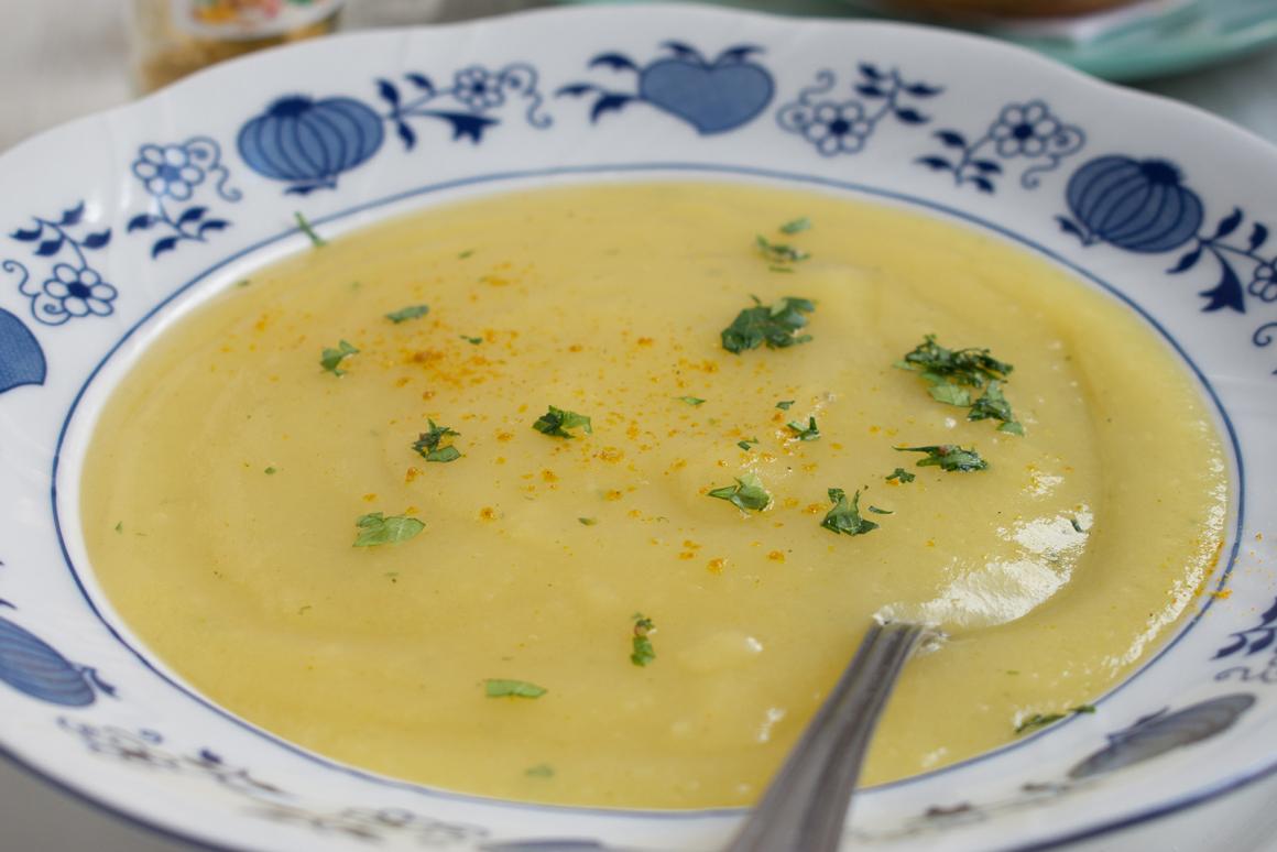 Kartoffelsuppe mit Ingwer