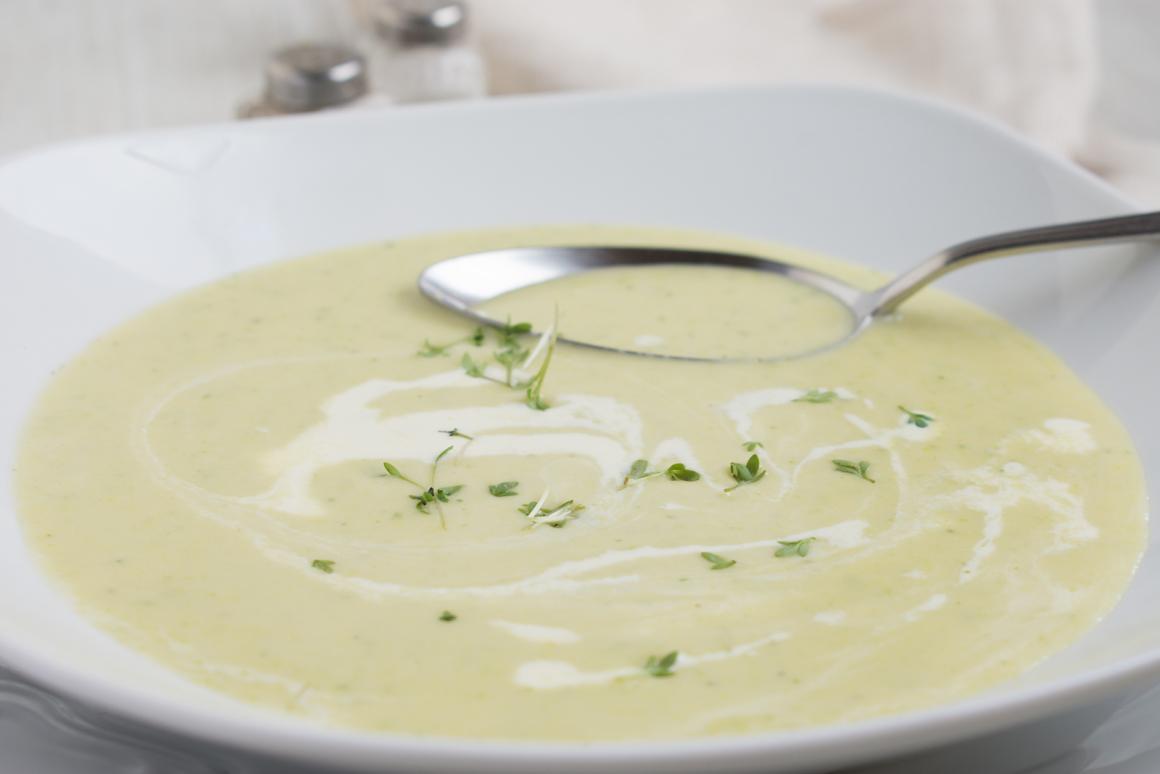 Vegane Brunnenkressesuppe