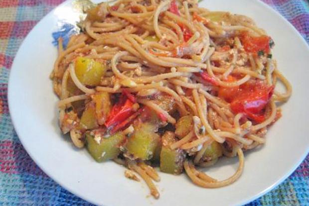 Kürbis-Spaghetti
