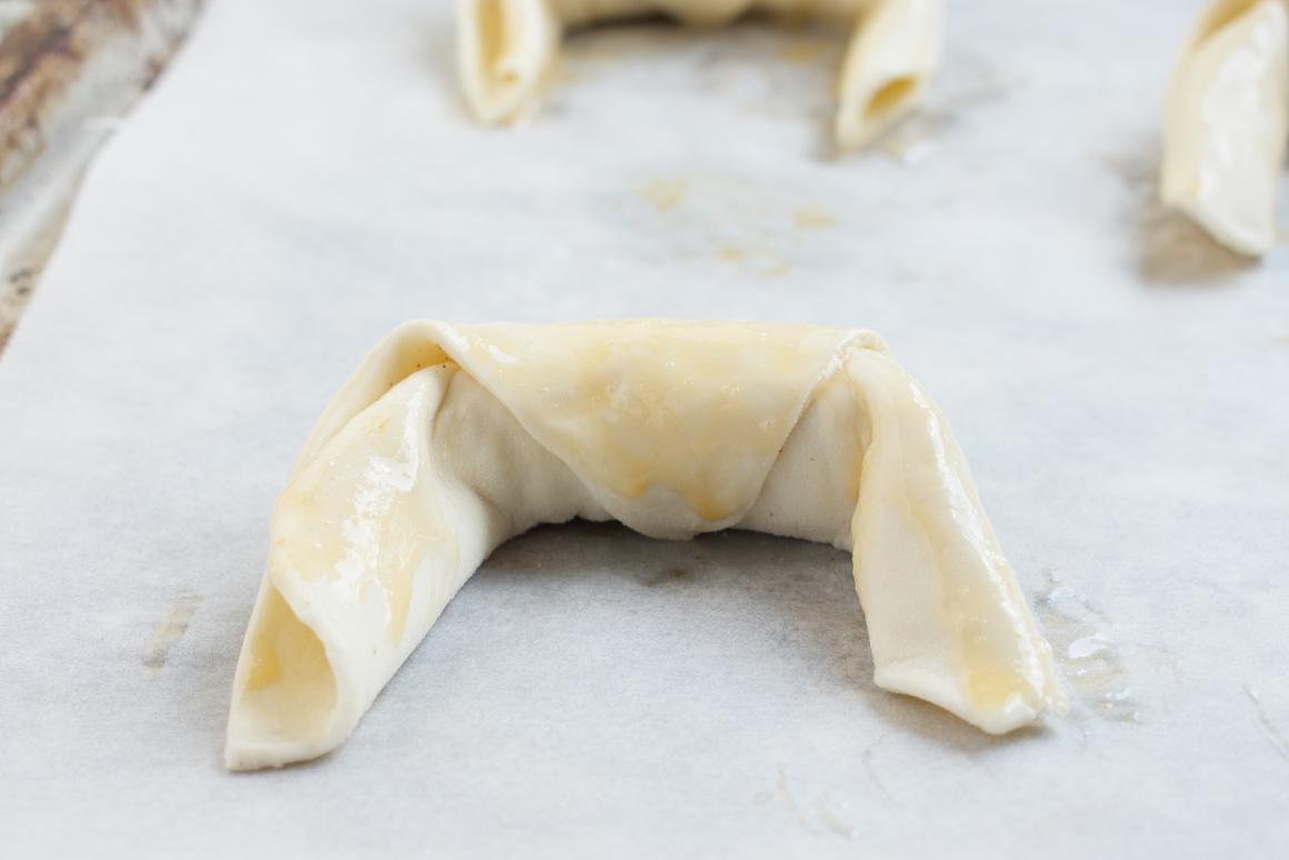Spinat-Gipfeli mit Ricotta