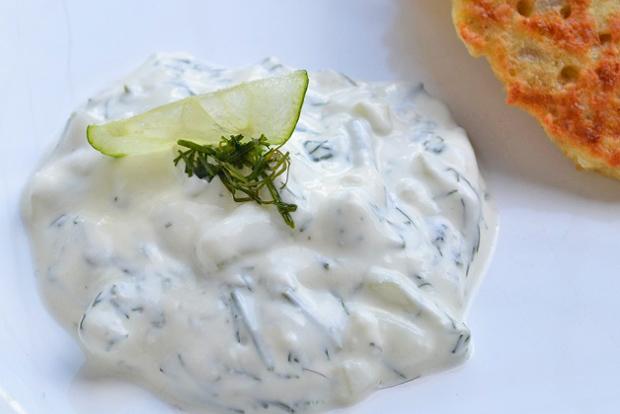 Knoblauch Quark mit Dille