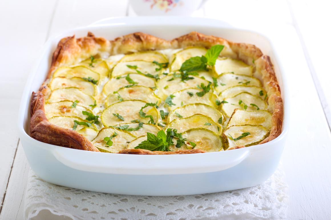 Pikanter Zucchettikuchen