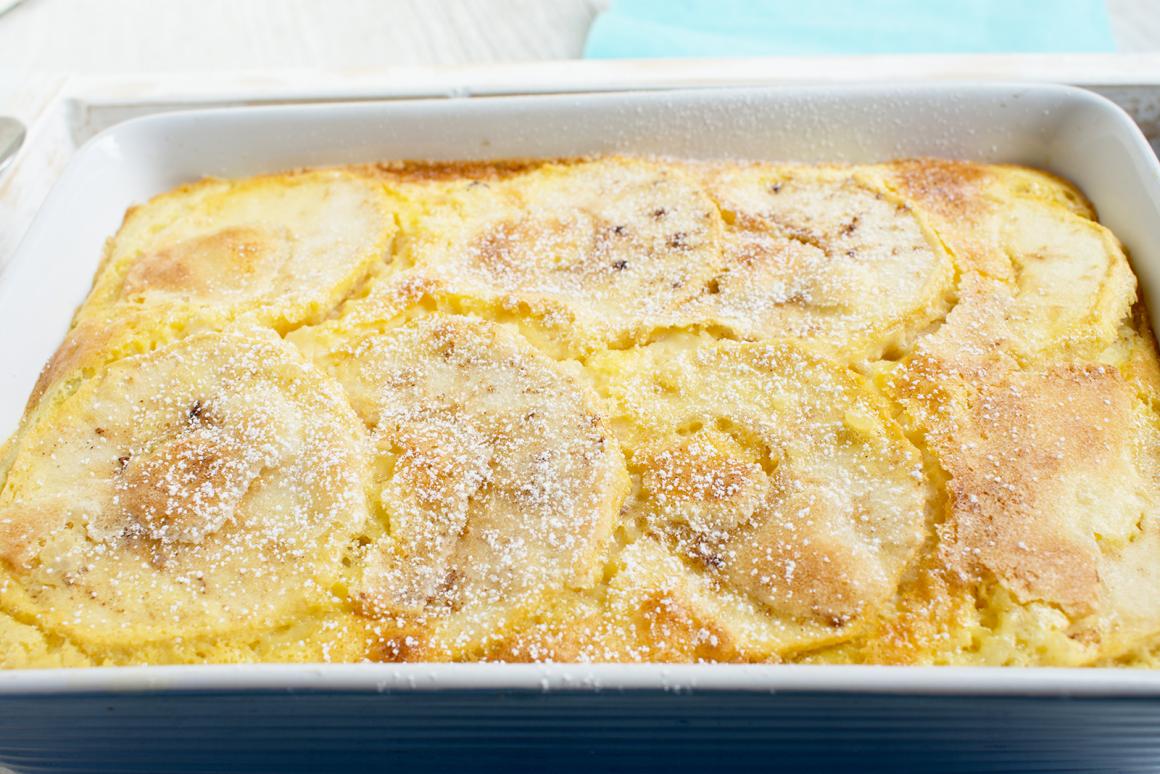 Reisauflauf mit Apfel