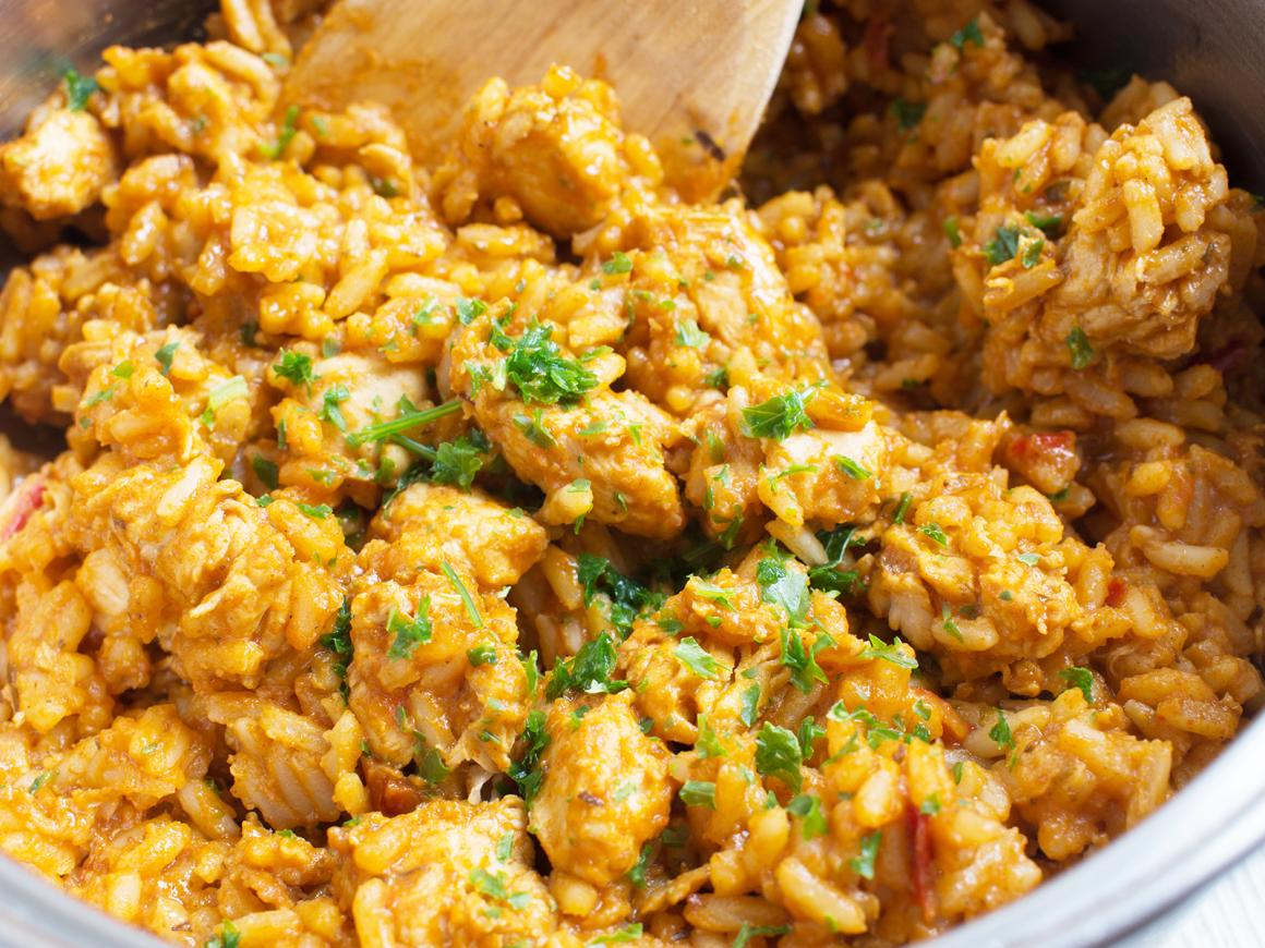 One Pot - Truten-Reisfleisch-Pfanne