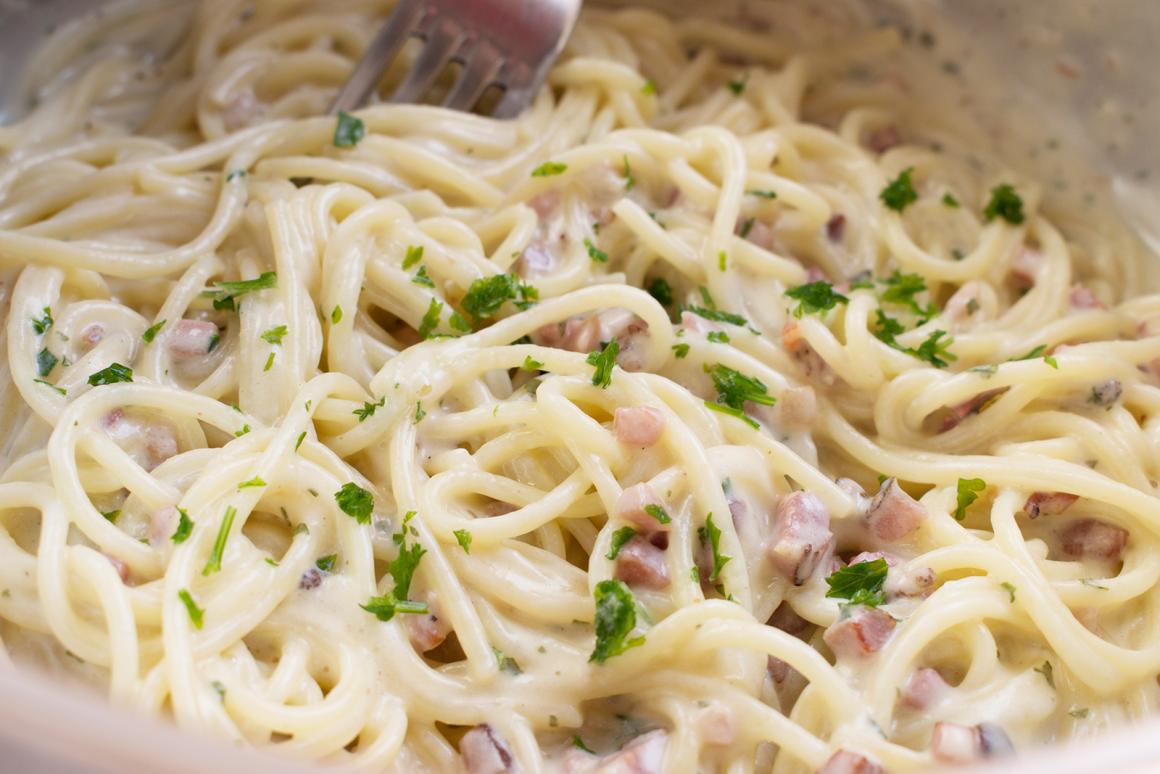 One Pot - Spaghetti Carbonara