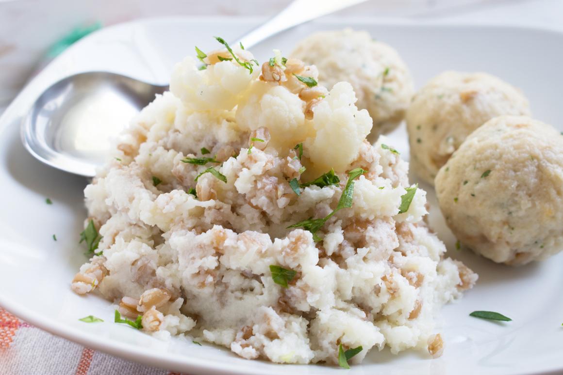 Veganes Blumenkohlpüree