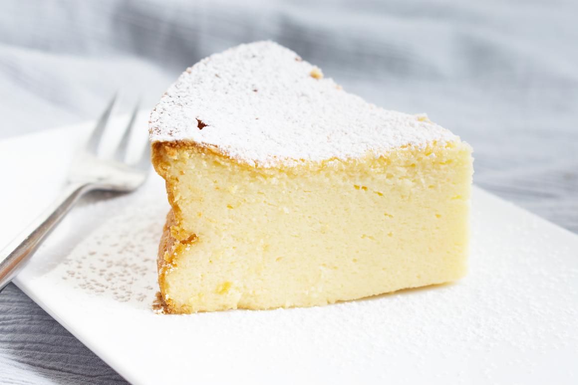 Einfacher Quarkkuchen ohne Boden
