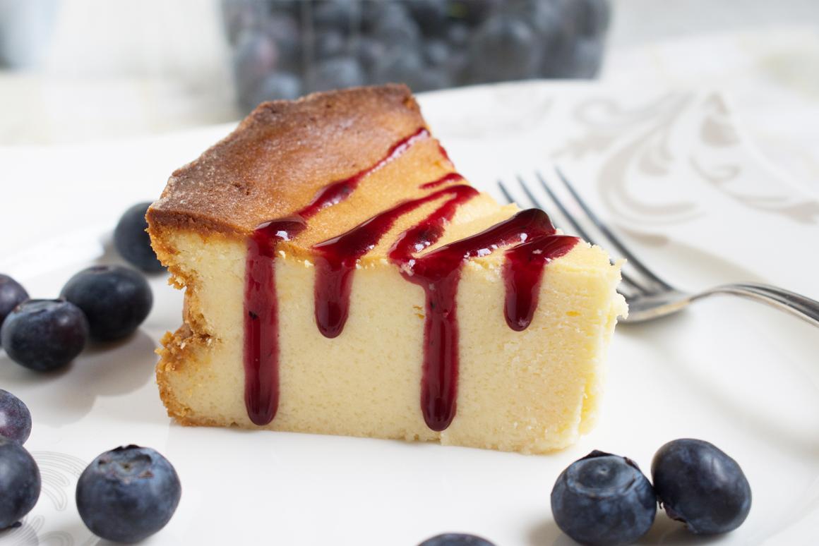 Quarktorte ohne Boden