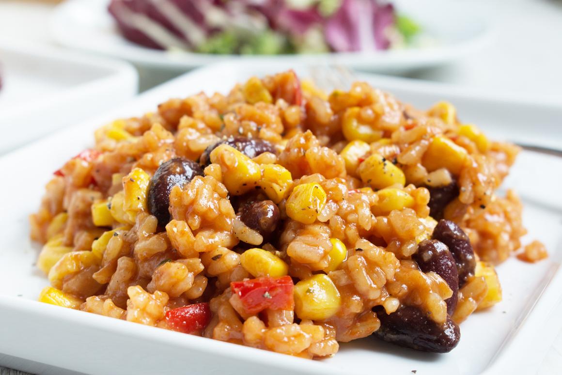 Mexikanische Reis-Pfanne