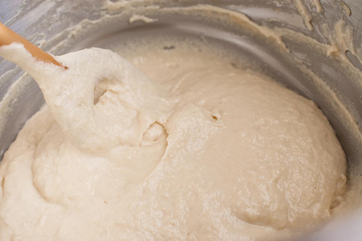 Spätzleteig mit Dinkelmehl