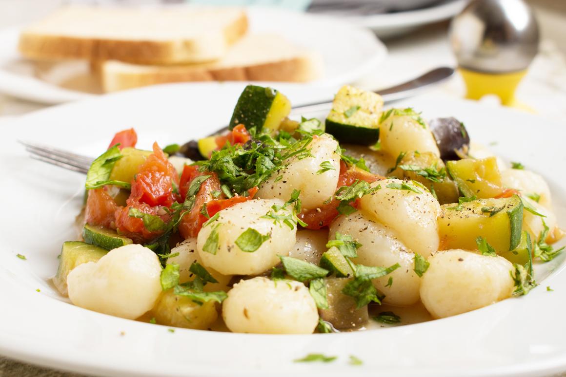 Gnocchi-Pfanne mit Gemüse