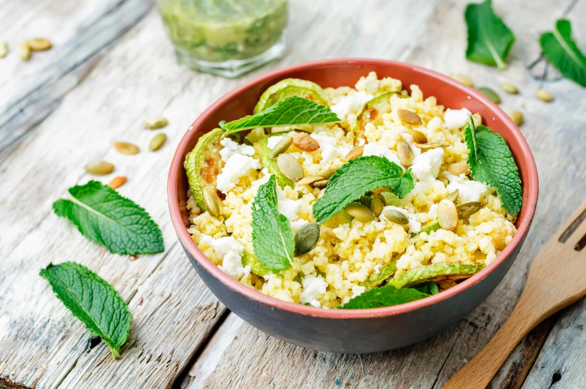 Hirse Salat