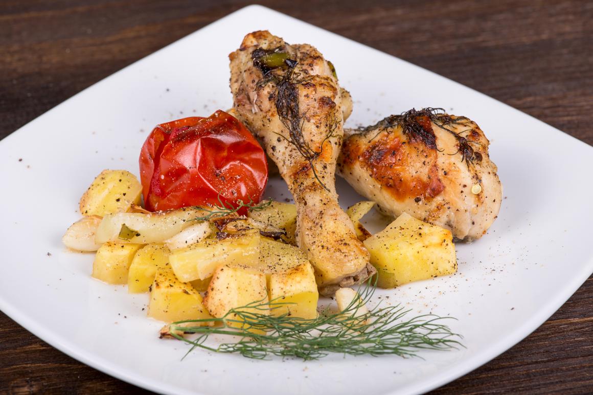 Poulet vom Big green egg