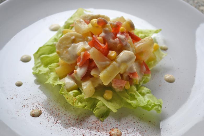 Indianersalat mit Kartoffeln