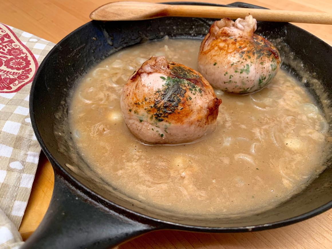 Geschmortes Kalbsadrio