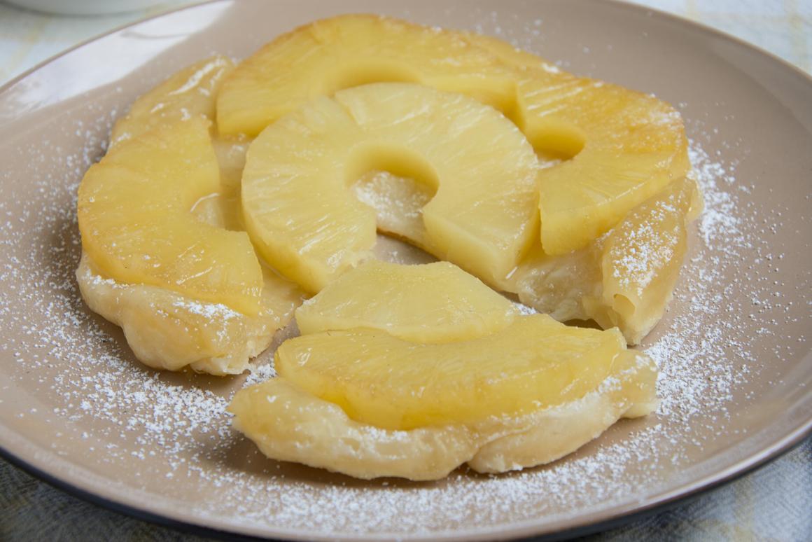 Tarte tatin mit Ananas - Rezept