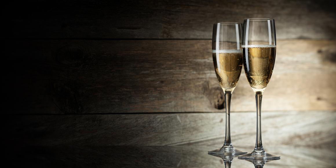 Champagner-Trinkessig