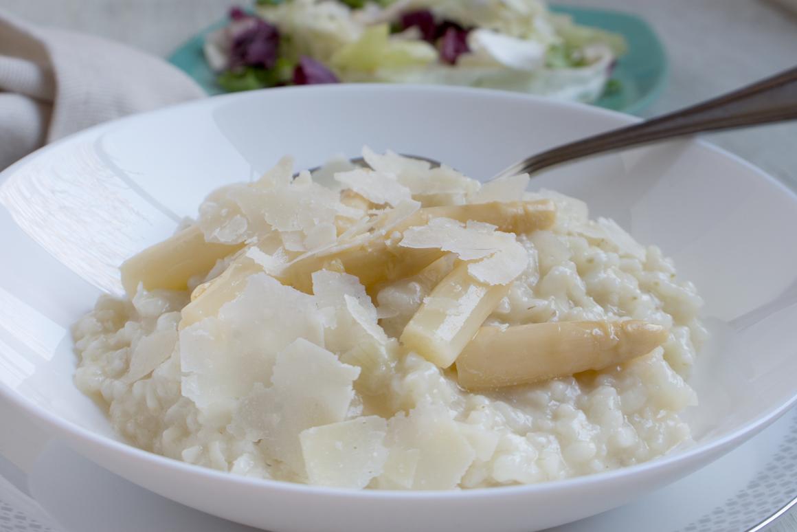 Spargelrisotto aus dem Dampfgarer